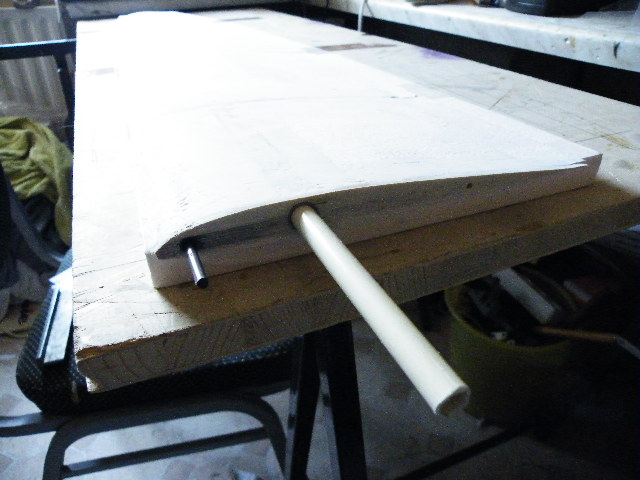 Torsionsstift und Steckungs Rohr hier noch Gfk