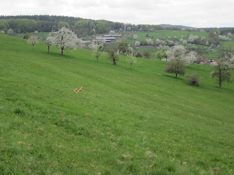 .....und problemlose Kurzlandeigenschaften durch Gleitzahl Backstein zu Plumps