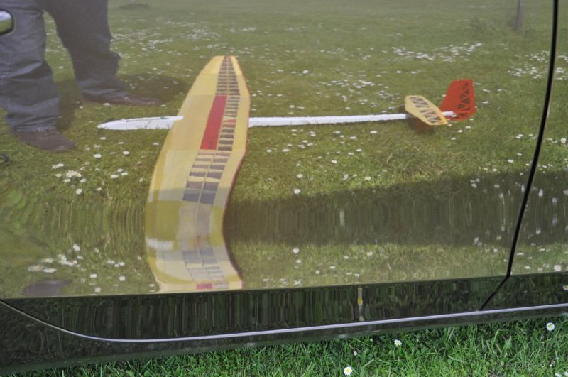 ...was schwache, elektrische Energie so anrichten kann: baba-jaga mit Sichelflügel