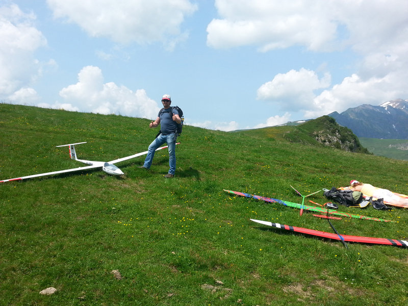 nach 45 min. im Luegli angekommen... ;)