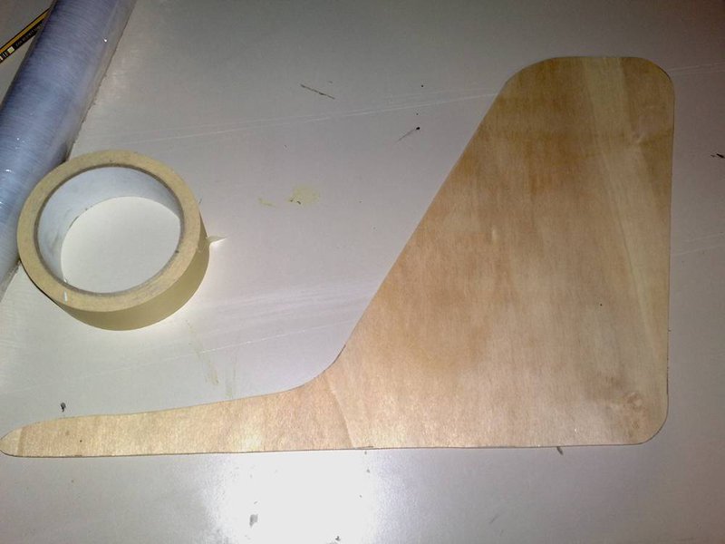 Winglet im Rohzustand