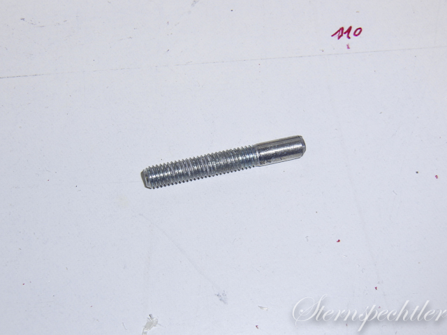 Bolzen M5 mit Schlitz für Schraubendreher
