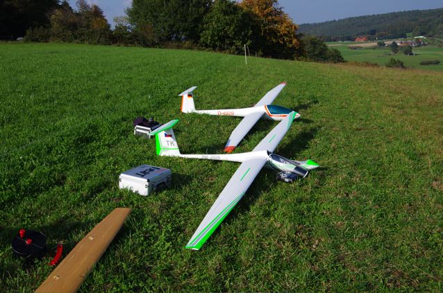 ASW 27 und Mistral-C ; beide 4,28m