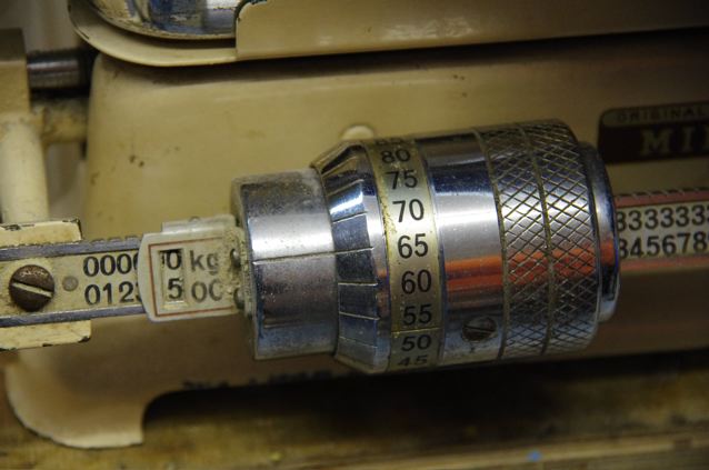 565 g zeigt die Waage