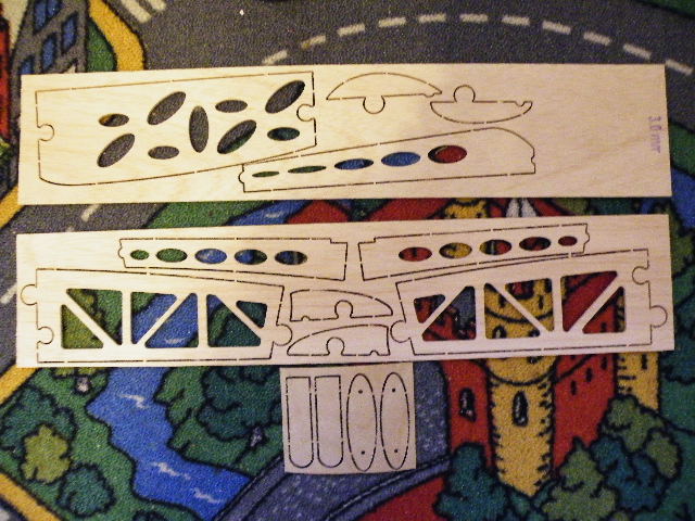 Frästeile Kreuzleitwerk