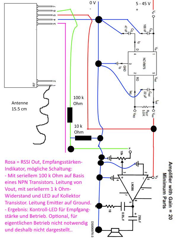 Schema Empfangsmodul