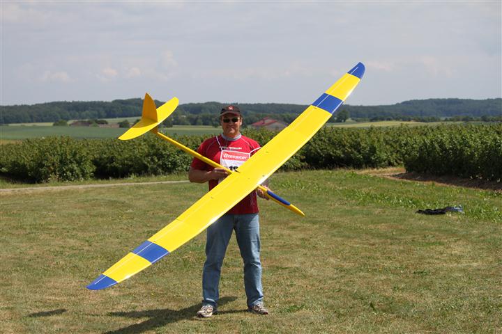 Ein stolzer Börnie mit seinem neuen Aspiere