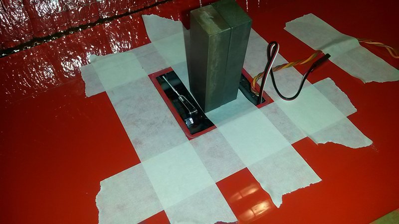 Servo-Einbau im Respect... Jetzt muss ich mir nur noch im Klaren werden, welchen Antrieb ich einsetzen möchte