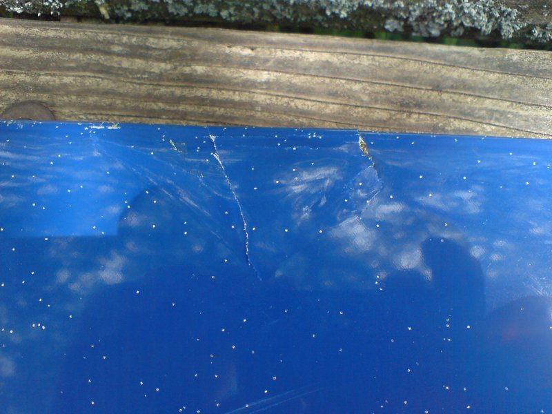 Unterseite der Fläche