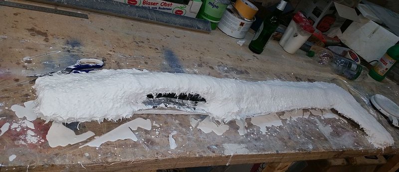 Schön glattgestrichene Oberfläche...