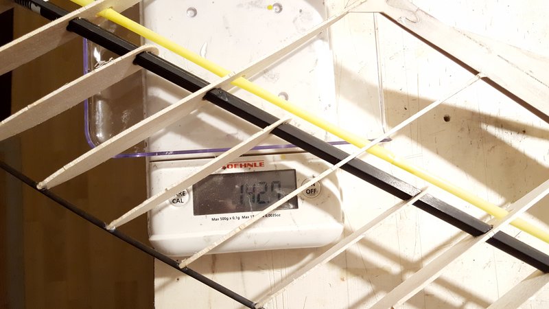 rechter Flügel - Gewicht