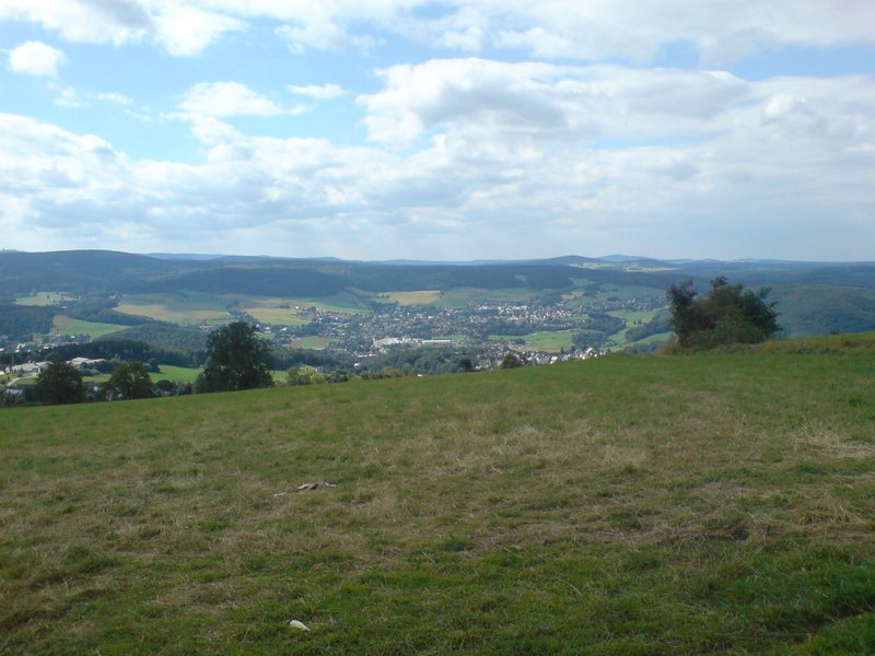 Super Aussicht auf´s Erzgebirge