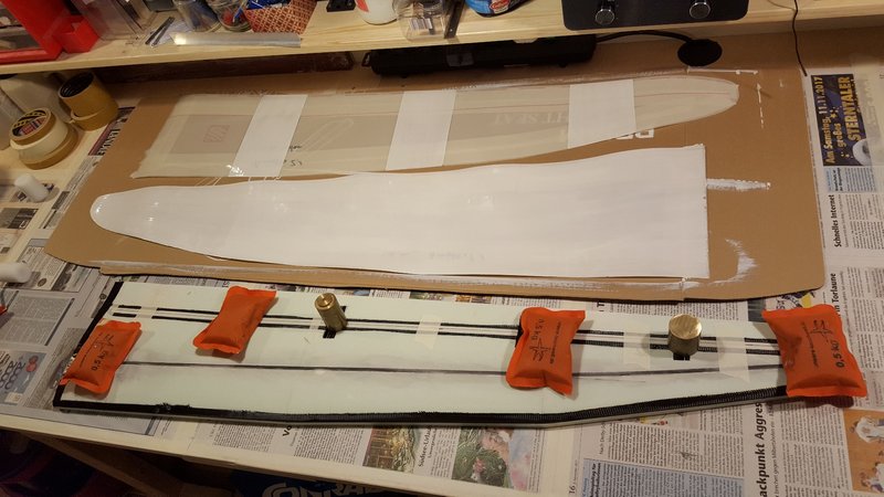 Oberseite fertig vorbereitet