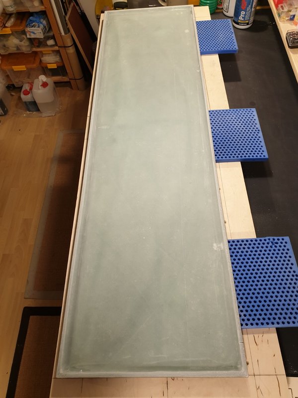 Unterschale fertig verputzt