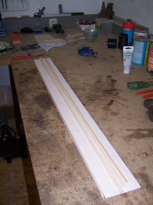 Holz für mein Thermikbrett vom Heerdegen ;-)