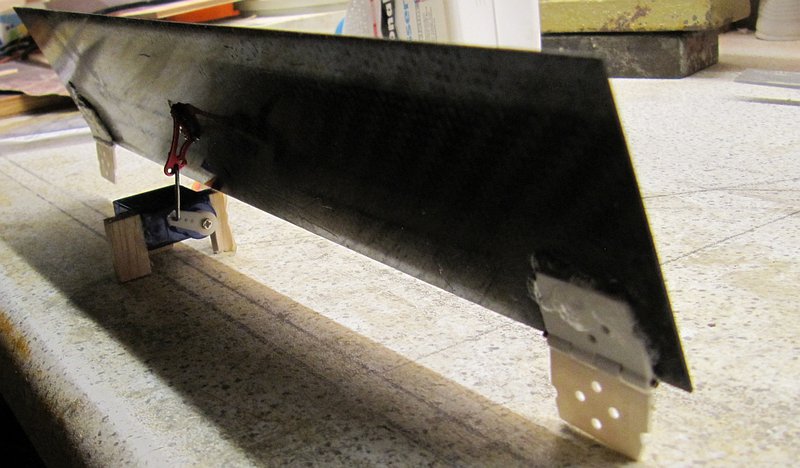 Wandschrankbremse voll ausgefahren ;-)