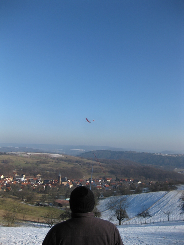 Thomas mit seinem ...ääähhhh???..seinem Flieger