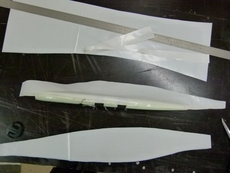 Möglichst passgenauer Vakumsack für den Rumpf entseht