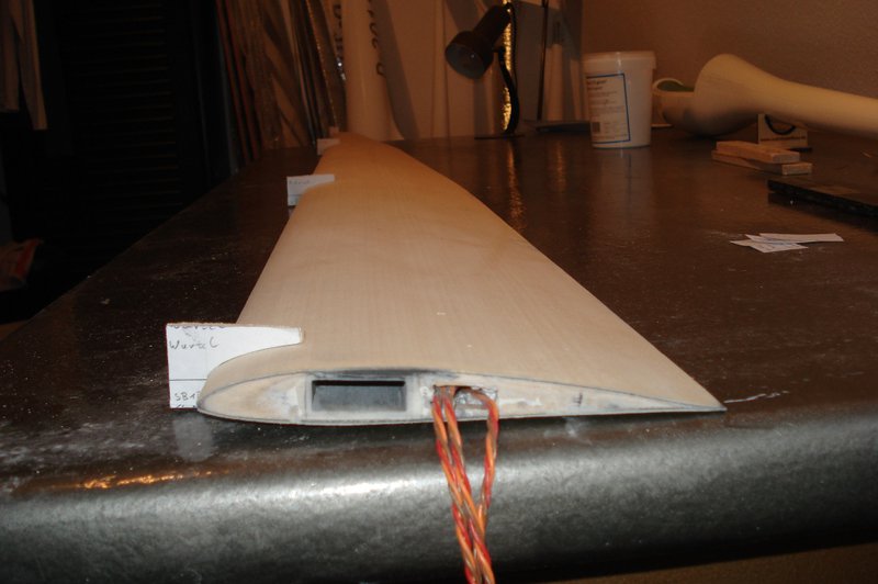 Fluegel verschliffen