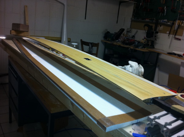 Erster Belastungstest mit Pflasterstein