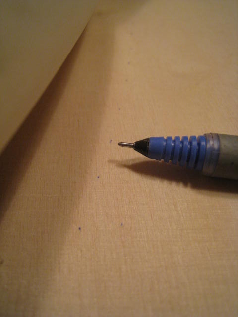 ...alle ca. 10 mm ein Punkt...