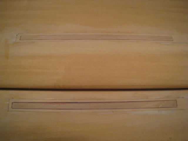 ...bis es passt! Die Fingerprobe ergibt ausser dem Spalt keine spürbare Stufe