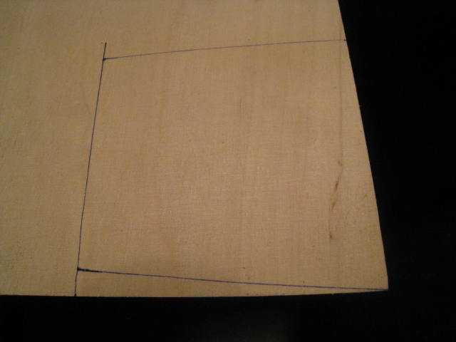 Anzeichnen, aussägen...