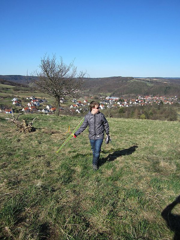 Michael mit Querruder-Pups