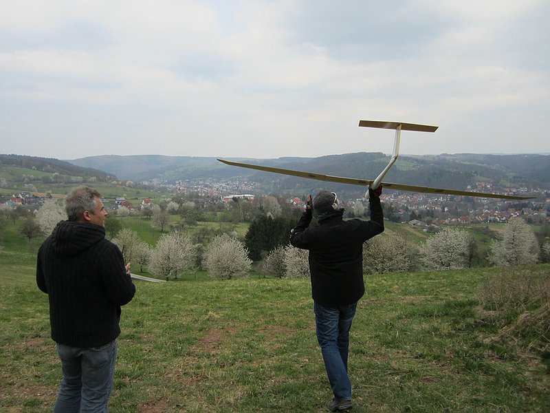 um sie gleich am Hang zu fliegen: Codename "Blei"