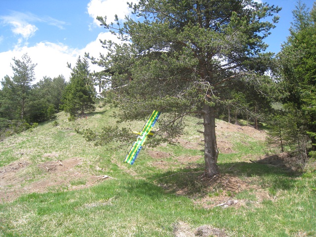 ...ganz trotzig neue Landetechniken testen...