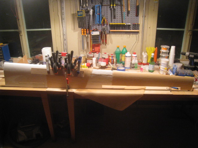 Sieht schon wieder aus wie ein Flügel!