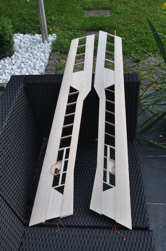 Oberseite, fehlt doch noch ein Störklappenservo ;)