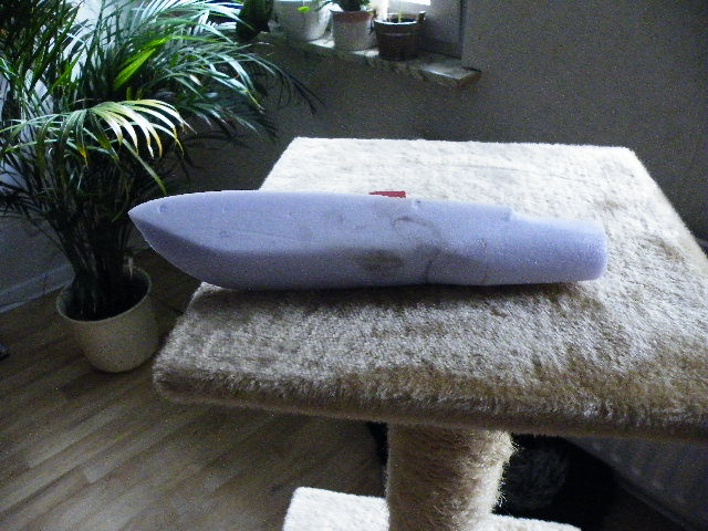 Rumpf seitlich angekippt