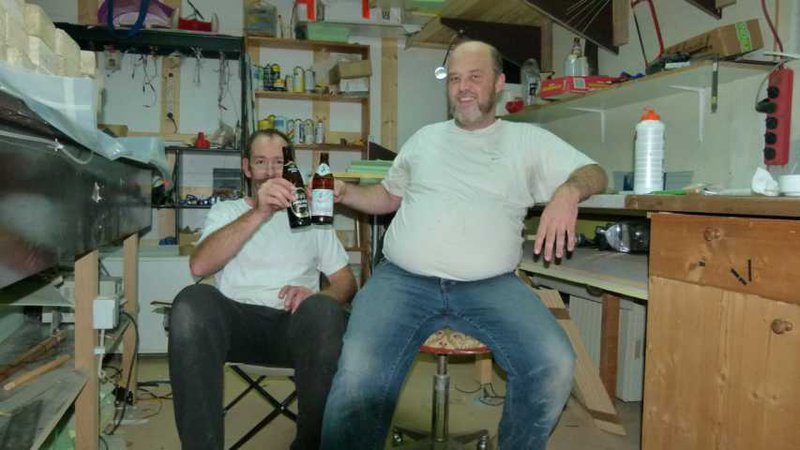 Jetzt passts. So eine 1/2 Stündige Sicherheits überbrüfung des Vakkumsacks muß auch sein