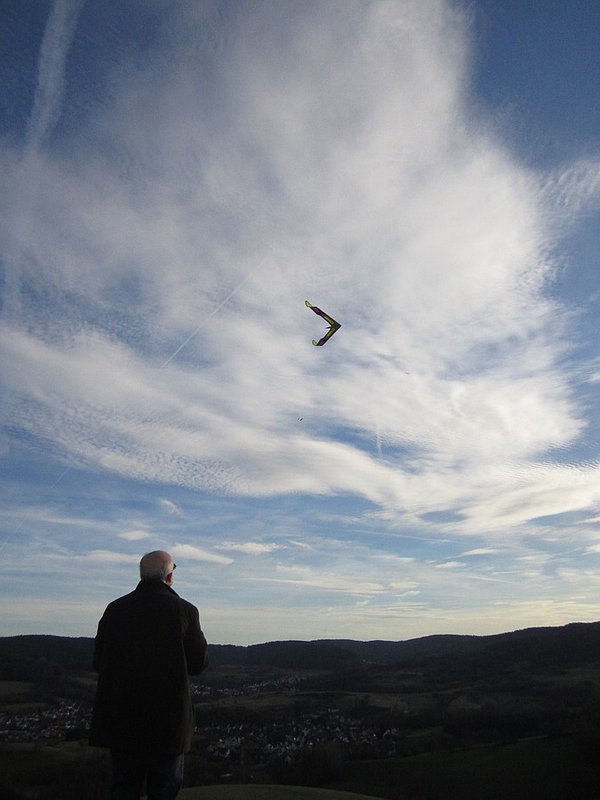 Helmut mit seinem Ares......