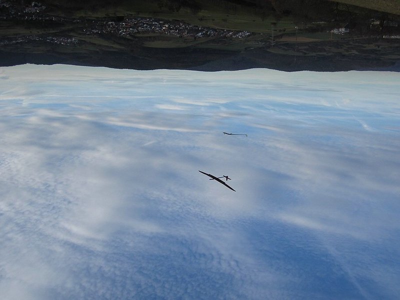 Ares war natürlich immer höher als SSL, dem sogar Butterfly nichts nützte um an dem kleinen Höchstleistungsnurflügel dran zu bleiben ;-)